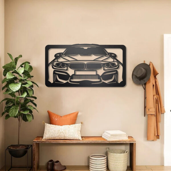 BMW I3 Wooden Wall Mounted