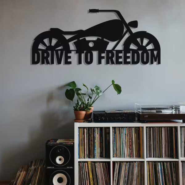 Motorcycle Wooden wall decor