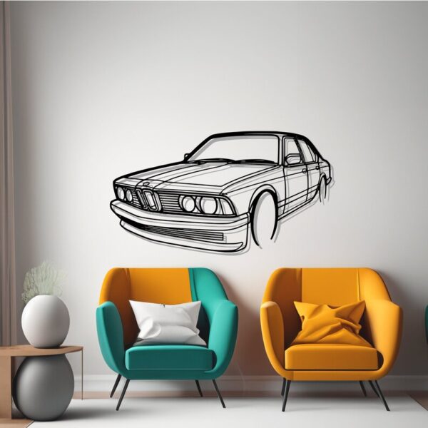 BMW E23 wall decor