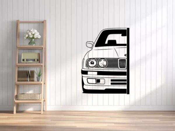 BMW E36 Wooden wall decor