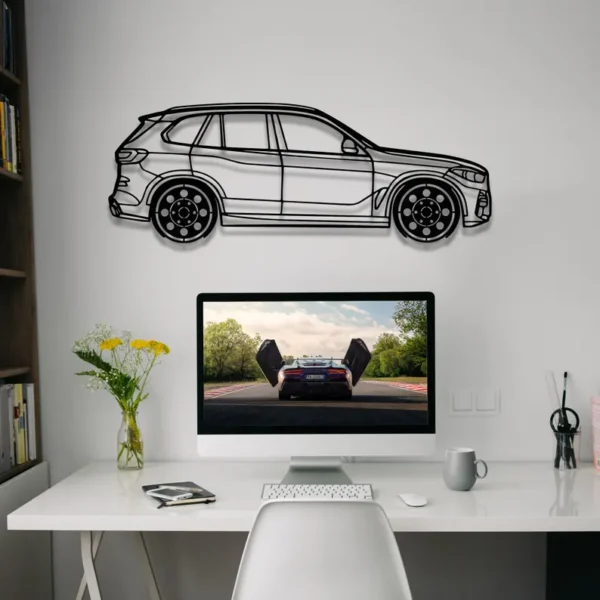 BMW X5 wall decor