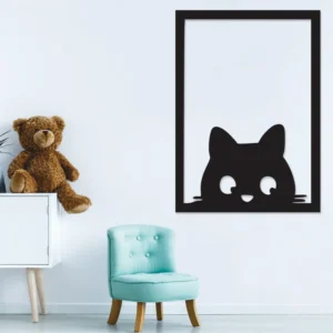 Peekaboo Cat Wall Art