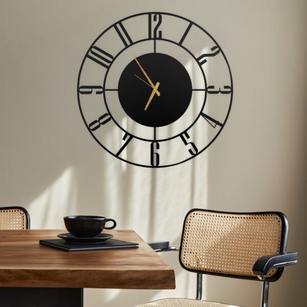 Latin Numerals Wall Clock