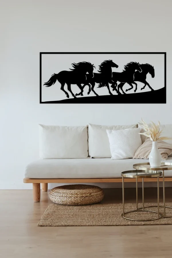 Running Horses Wall Art