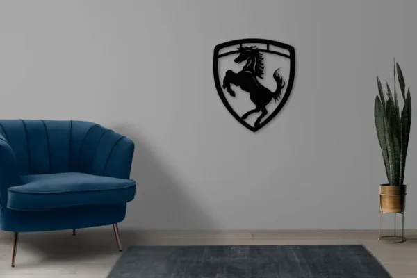 Ferrari Logo Wall Art