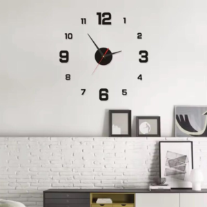 3D Modern Wall Clock