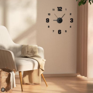 3D Modern Wall Clock