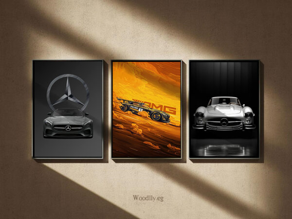 Mercedes-Benz Legends - Trio Wall Art Set